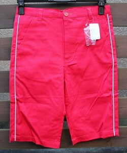  новый товар *chino* шорты * красный ( боковой линия ) размер 140