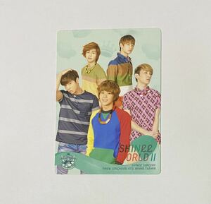 SHINee CONCERT SHINee WORLD II ソウルコン トレカ 全員 ALL オニュ ジョンヒョン テミン キー ミノ ONEW JONGHYUN TAEMIN Photocard 2