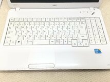 1円～【ジャンク】NEC LAVIE LS350/A（PC-LS150DS6W) i3-M350/メモリ2GB/15.6インチ/BIOS起動 【訳あり】_画像3