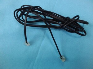  modular cable telephone machine code telephone line length 3m outside fixed form postage 140 jpy possible 