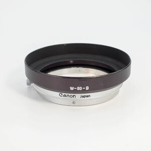 Canon キヤノン　W-60-B 60mm 被せ式レンズフード