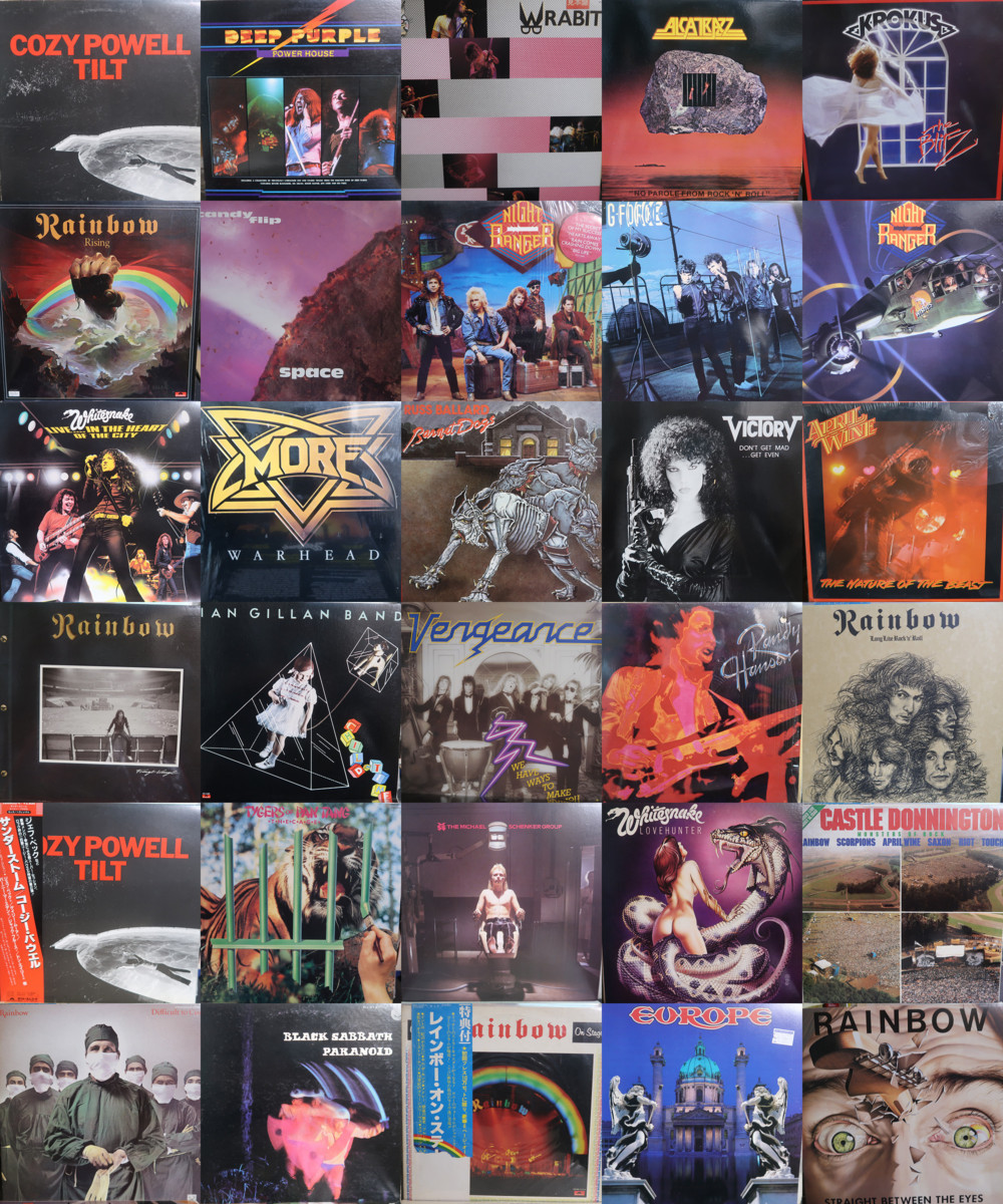 好きに ハードロック ヘヴィーメタル ロック レコード 9枚セット 洋楽