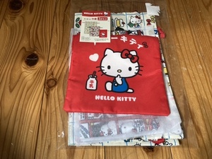  new goods unopened prompt decision free shipping! Sanrio Hello Kitty large middle small pouch 3 point set polyester 