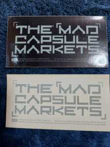 THE MAD CAPSULE MARKETS ステッカー 2枚 セット マッドカプセルマーケッツ マッドカプセル