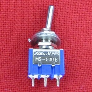 ミヤマ電器 波動スイッチ【MS-500B-B】SPDT(3P) 6A.125V.AC ON-(ON) 新品
