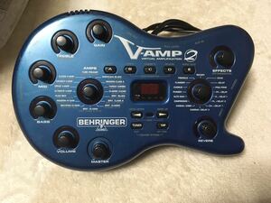 中古品 BEHRINGER V-AMP2 ベリンガー ギター用プリアンプ　バーチャルアンプ