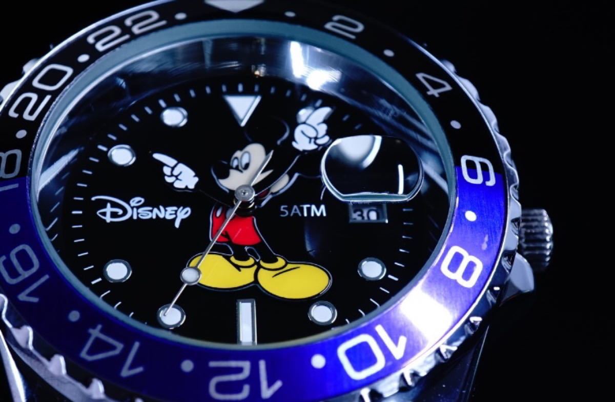 Disney限定/MICKEY ミッキーマウス コラボ 腕時計/サブマリーナ GMT