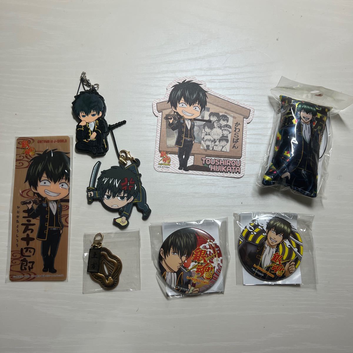 銀魂 高杉晋助 アニメイトカフェ ラメ入りアクリルキーホルダー - 通販