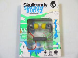 ★マイク付★新品★即決★ スカルキャンディ Smokin' Buds 2 カナル型 イヤホン Skullcandy 6256