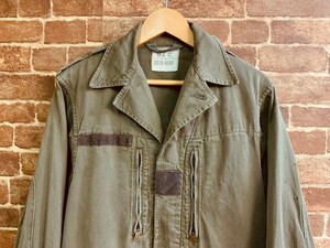 ★表記92c/フランス軍！70'sユーロヴィンテージ.ARMY.ユーズドミリタリーJKT.古着.モッズ.Vintage.サテン300.F1F2.ルード系ロックバイカー