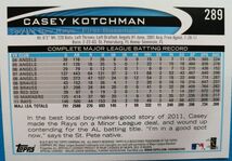 3枚セット Casey Kotchman LAA/TB Auto ,Jersey＜199枚限定＞ 直筆サイン含む 三枚セット_画像4