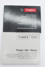 タイメックス Timex iQ+Move スマートウォッチ レザーストラップ TWG013600 スタンド割れ 訳あり特価品 送料無料_画像9