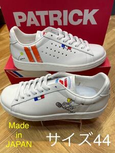 * new goods * original leather *PATRICK QUEBEC-DE Patrick ke Beck decoration white made in Japan leather lady's men's 503300