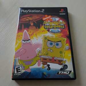 海外版 北米版 PS2 プレイステーション2 ソフト スポンジボブ Spongebob Squarepants Movie 動作確認済 送料無料☆