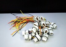 T20 ダブル　ソケット×10個セット　メス　訳あり特価！　LED/増設/ウィンカー/補修/ハイロー/カプラー/バルブ/汎用【AU-0892】zffql_画像2