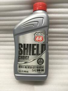 PHILLIPS 66 エンジンオイルSAE 5W-30クォートボトル正規品！新品即決！全国送料一律！