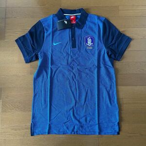 ●ナイキ　韓国代表　ポロシャツ　サッカー　X L NIKE 支給品　コリア