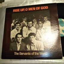 The Servants of The Word Rise Up O Men of God 自主制作盤LP The Word of God USA W/G 8019 クリスチャン・フォーク 男声合唱コーラスCCM_画像1
