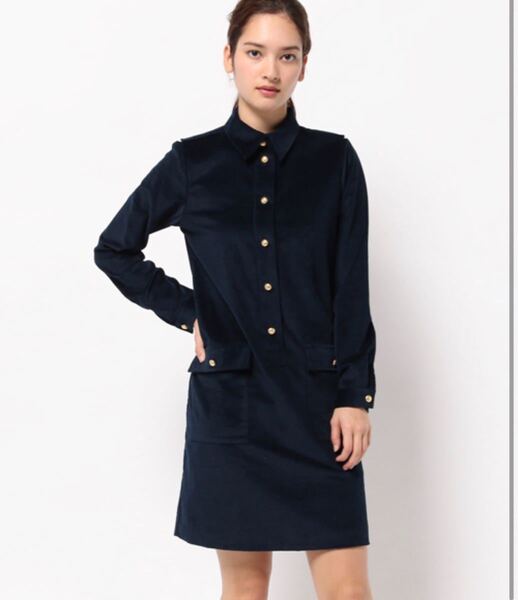 A.P.C. コットンコーデュロイワンピース ROBE AGNES H16 美品 クリーニング済み