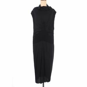 アンドゥムルメステール ANN DEMEULEMEESTER 19SS ノースリーブ ドレス ワンピース 36 ブラック 黒 1901-2264-150-099 レディース