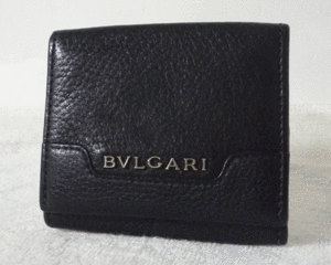 ブルガリ　BVLGARI　ブラック　黒　小銭入れ　コインケース