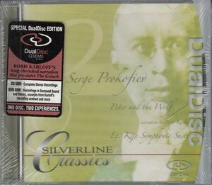 [CD+DVD(dual disc)/Silverline]プロコフィエフ:ピーターと狼&キージェ中尉/B.カルロフ(語り)&M.ロッシ&ウィーン国立歌劇場管弦楽団