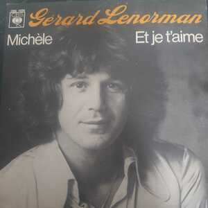 ジェラール　ルノルマン　gerard lenorman michele 76年　ep 7inch フランス盤　フレンチ　ポップ　french pop ソフト　ロック