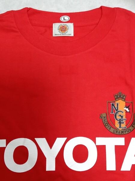 名古屋グランパス「No.20.原 選手(サイン入り)」クラブ公認Tシャツ・Lサイズ。