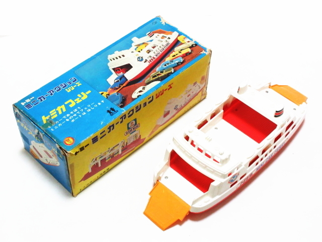 トミー 初期ミニカーアクション カーフェリー-