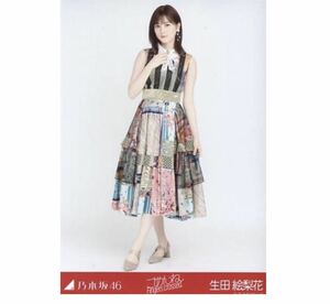 71》乃木坂46 生写真 1枚　公式グッズ　生田絵梨花　ヒキ　乃木坂46 ごめんねFingers crossed