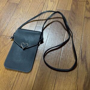 値下げ!斜めがけ ショルダーバッグ ミニバッグ ポシェット サコッシュ 黒