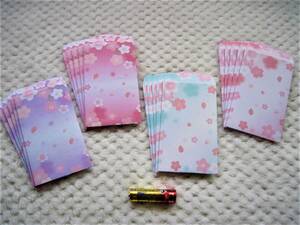  смешанные товары #pochi пакет маленький Sakura рисунок 2022 sakura весна Sakura цветок розовый симпатичный суммировать комплект No.011 ручная работа оригами ручная работа ручная работа 