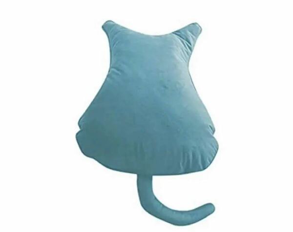 抱き枕 可愛い猫 洗える ふわふわ ねむねむ 抱きまくら　ブルー　サイズM