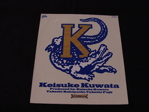 桑田佳祐　keisuke kuwata LP レコード　ステッカー　当時物　_画像1