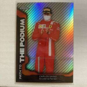 2021 Topps Chrome Formula 1 F1 Path to the Podium Carlos Sainz