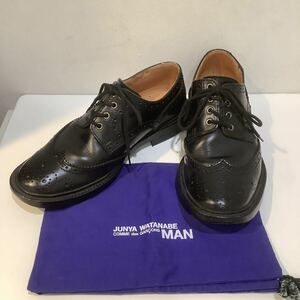 JUNYA WATANABE COMME des GARCONS MAN ジュンヤワタナベ コムデギャルソンマン 靴 ウイングチップ ブラック 27cm(S) 545697