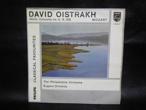 ★☆LPレコード 10インチ MOZART Violin Concerto no.4, K.218 ダヴィッド・オイストラフ GBR6506 中古品☆★[4785]