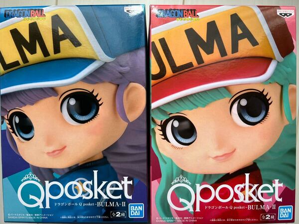 【新品送料無料】ドラゴンボール BULMA Qposket フィギュア ABカラー 2個セット Dr.スランプアラレちゃんコラボ