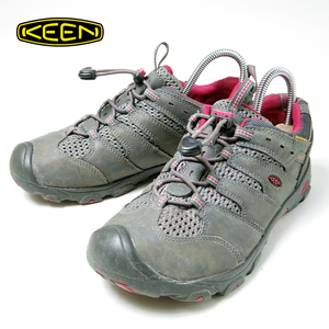 22.5cm相当　Keen Hiking　Shoes　キーン　ハイキングシューズ　レザーシューズ　アウトドア　革靴　ブーツ　登山　/U2849