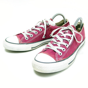 25cm表記■CONVERSE ALL STAR コンバース オールスター ローカット スニーカー ボルドー　アウトドア/U2798