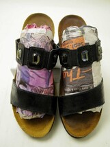 24cm相当(38)◆NAOT ナオト コンフォートサンダル レザー 靴 サンダル ブラック　革靴　コンフォートシューズ / h88_画像2