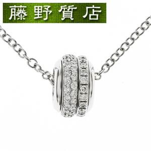 ( new goods finishing settled ) Piaget PIAGETposeshon diamond necklace pendant K18 WG × diamond 8891