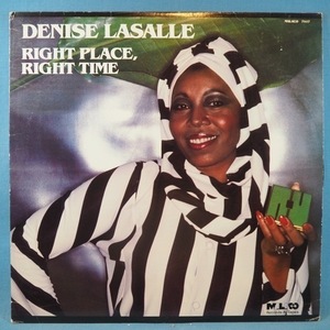 ■MALACO! プロモ!★DENISE LASALLE/RIGHT PLACE RIGHT TIME★送料無料(条件有り)多数出品中!★オリジナル名盤■