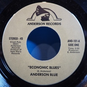 ■45's シングル! 自主!★ANDERSON BLUE/YOU CANT MAKE NOBODY/ECONOMIC BLUES★送料無料(条件有り)多数出品中!★オリジナル名盤■