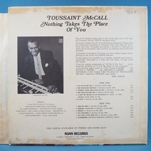 ■1967年! RONNレコ! ★TOUSSAINT MCCALL/NOTHING TAKES PLACE★送料無料(条件有り)多数出品中!★オリジナル名盤■_画像2