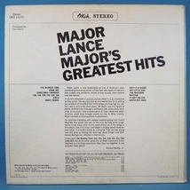 ■オリジナル OKEHレコ!★MAJOR LANCE/MAJOR'S GREATEST HITS★送料無料(条件有り)多数出品中!★名盤■_画像2