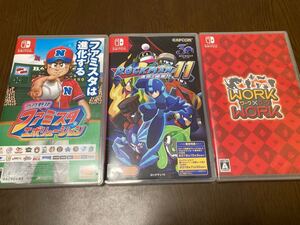 ニンテンドー スイッチ ソフト プロ野球ファミスタエボリューション ROCKMAN11 ロックマン11 運命の歯車 ワーク×ワーク