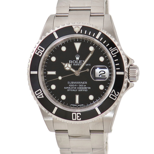 【3年保証】 ロレックス サブマリーナ― デイト 16610 未使用 ランダム番 黒 ベンツ針 デッドストック品 自動巻き メンズ 腕時計