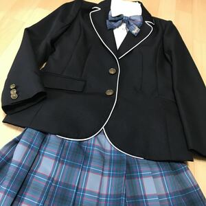 repipi armario レピピアルマリオ フォーマルスーツ 卒服 卒業式 入学式 通学 女の子 ジャケットmサイズ スカート Lサイズ　160サイズ