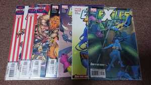 Изгнание/Exires x серия мужчин, набор 7 книг #47 ~ #49 #60 #69 ~ #71 X-Men X-Men American Comics